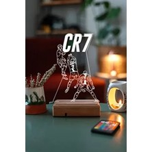 Cristiano Ronaldo Cr7 Hediye 16 Renk Kumandalı Gece Lambası