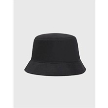 Düz Siyah Kova Şapka Balıkçı Şapka Bucket Şapka