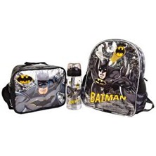Erkek Çocuk Anaokulu Çantası Seti / Ellaboni Batman Anaokulu Çantası Seti