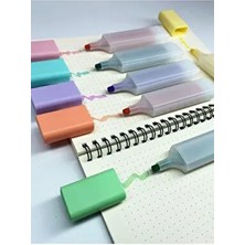 Cengo Fosforlu Kalem 6 Adet Çok Renkli Seçeneklerle Soft Pastel ve Neon