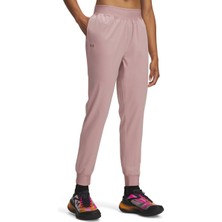 Under Armour Rival Hi Rise Woven Kadın Pembe Eşofman Altı