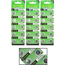 Tianqiu AG10/LR1130/LR54/L721/189 1.5V Alkalin Pil 30 Adet Yüksek Performanslı Güç Kaynağı