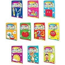 Ema Çocuk Renklerle Öğreniyorum Boyama Seti 10 Parça Eğitici Kitaplar ile Renkleri Öğrenin