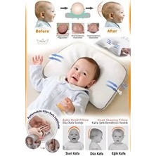 Düz Kafa Yastığı & Bebek Yastığı %100 Pamuk, Antibakteriyel, Terletmez Bebek Kafa Yastığı