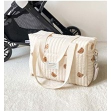 Anne Bebek Bakım Çantası Kapitone Su Geçirmez Bebek Arabası Organizer Düzenleyici Stroller Bag