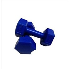 1 kg x 2 kg Plastik Lacivert Dambıl Seti
