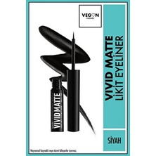 Vivid Matte Likit Eyeliner - Siyah