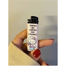 Namgo Vefalı Kitty Baskılı Gazlı Çakmak