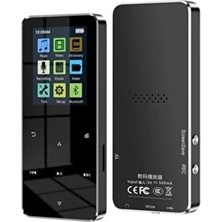 Tastech Bluetooth Lu Mp3-Mp4 Çalar Ses Kayıt Fm Radyolu Şarjlı Mp4 Player Dahili Hoparlör 8gb Hafızalı