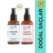 Antik Şifa Biberiye Suyu ve Karanfil Suyu Seti Paraben İçermeyen Doğal C Vitamini 2×100 ml Karma Ciltler İçin