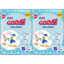 Goon Mutlu Bebek Bebek Bezi Beden:5 (12-20KG) Junior 152 Adet Ekonomik Fırsat Pk