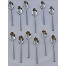 Doğuş Mutfak 12 Adet Çay Kaşığı Paslanmaz Çelik 1 Kişilik Kullanım İçin Şık Tasarımlı Takım