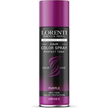 Geçici Renkli Saç Spreyi - Mor 150 ml Mech
