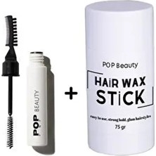 POP Beauty Kaş Sabitleyici ve Şekillendirici Stick Wax 75 gr Turuncu Renkli Etkili Formül