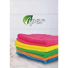 Viper Mikrofiber Temizlik Bezi 40 x 40 5 Adet Yüksek Emicilik Özelliği ile Temizlikte Etkili