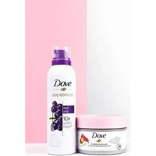 Vücut Peelingi Nar Çekirdeği ve Shea Yağı 225 ml Duş Köpüğü Açai Yağı Yoğun Köpük 200ML