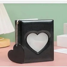 Siyah Binder Kpop Fotokartlık Mini Albüm, 6x9 Instax Fotoğraf Resim Albümü Kartlık