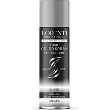 Geçici Renkli Saç Spreyi - Gümüş Gri Silver 150 ml Mech