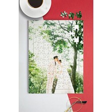 Kişiye Özel Fotoğraflı Yapboz Puzzle - 99 Parça A4 Resimli Pazıl Yapboz Düğün Hediyesi