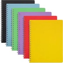 8 Adet 60 Yaprak Okul Defteri Pp Kapak Spiralli Defter A4 ( 4 Çizgili + 4 Kareli )