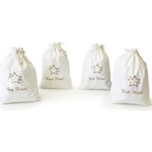 Nakışlı Kese Seti 4 Parça