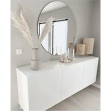 60 cm Yuvarlak Ayna Dekoratif Ayna, Konsol Aynası, Hol Aynası, Dresuar Aynası