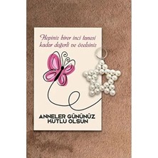 Belirtilmemiş 10 Adet - Anneler Günü Anahtarlık Kartlı