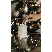 Lalezen Home Atlı Karınca Beton Mumluk Kokulu Mum 1 Parça Bahar Koku Özelliği ile Yeniyıl Dekorasyonu