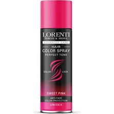 Geçici Renkli Saç Spreyi - Pembe 150 ml Mech