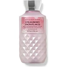 Bath & Body Works Strawberry Snowflakes Nemlendirici Vücut Losyonu 236 ml Cilt İçin 24 Saat Nem