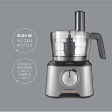 Mastermaid Power Multifunctional 10 In 1 Galaxy Grey Gıda Hazırlama Seti 2000W Güçlü Motor