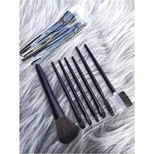 7'li Makyaj Fırça Seti Siyah Renk