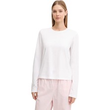 Calvin Klein Kadın Pembe Uzun Kollu Pijama Takımı LV00QS7575