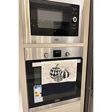 Dekomod Dekoratif Mutfak Pamuklu Fırın Havlusu 35X50 cm Yıkanabilir Pamuklu Ürün Desenli Damalı Model