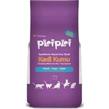 Pisi Pisi Pudra Kokulu Ince Taneli Topaklaşan Kedi Kumu 10KG