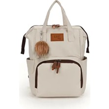 Anne Bebek Bakım Sırt Çantası Termal Biberonluk ve Bebek Arabası Askı Aparatı Hediye