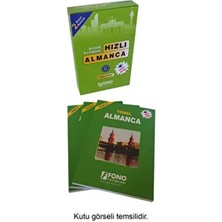 Hızlı Almanca 2. Basamak (Seslendirmeli) 3 Kitap Fono Yayınları Eğitim Seti