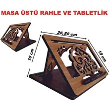 Masa Üstü Seyyar Katlanabilir Kuranı Kerim Rahlesi , Kitap Okuma Standı ve Tabletlik