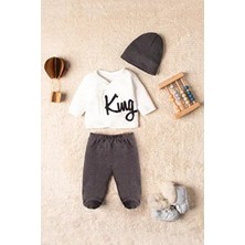 King 3 Parça Hastane Çıkış Seti Bebek Takımı