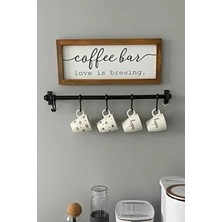 Siyah Metal Mutfak Banyo Askısı Çok Amaçlı Askı Ferforje Metal Askı Fintorp Model