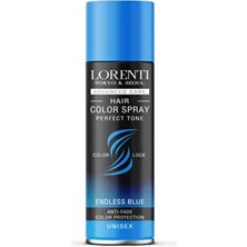 Geçici Renkli Saç Spreyi - Mavi 150 ml Mech
