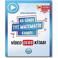 Rehber Matematik 49 Günde Tyt Matematik Kampı Tekil Ürün Video Ders Kitabı