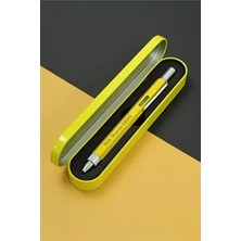 Megame Mühendis Kalemi Sarı Renk Kişiye Özel Su Terazili Kalem 1 Adet Mimar Kalemi İçin Tasarlanmış