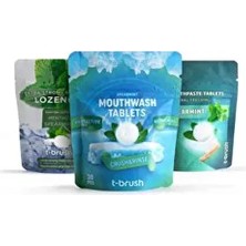 Koruyucu ve Ferahlatıcı Ağız Çalkalama Tableti Mentol ve Nane Aromalı Pastil Ekstra Ferah Nefes