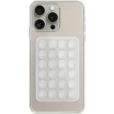 Silikon Vakumlu Telefon Tutucu, Cep Telefonu Için Silikon Yapışkanlı, Kaymaz Vantuz Telefon Tutucu