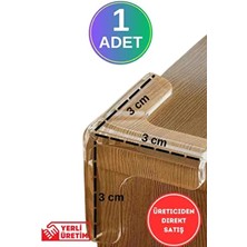 1 Adet Bebek Çocuk Masa Kenar Köşe Koruyucu 1 Adet