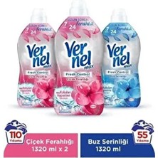 Max Konsantre Çamaşır Yumuşatıcısı 3x Set 1320ML (275YIKAMA) 2 Çiçek Ferahlığı 1 Buz Serinliği