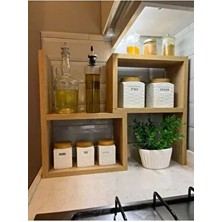 Ayarlanbilir Çok Amaçlı Tezgah Üstü Raf, Baharatlık