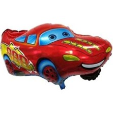 1 Adet Cars Folyo Balon Araba Şimşek Mc Quin 66X49 cm Doğum Günü Helyum Uyumlu