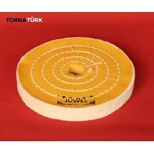 6 x 70 x Delik 20 - 22 mm Delik Sert Sarı Polisaj Keçesi ( 150 mm ) Extra Shine - Tornatürk